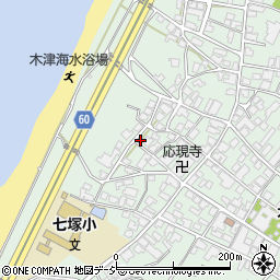 石川県かほく市木津ホ22周辺の地図