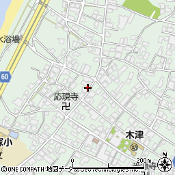 石川県かほく市木津ホ34-1周辺の地図