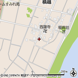 富山県富山市横越815周辺の地図