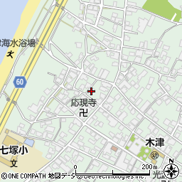 石川県かほく市木津ホ31周辺の地図