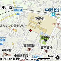 長野県中野市中野松川1796周辺の地図