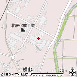 石川県かほく市横山レ周辺の地図