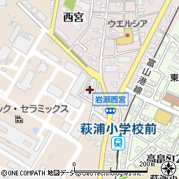 富山県富山市西宮町4-17周辺の地図