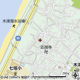 石川県かほく市木津ホ49周辺の地図