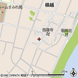 富山県富山市横越828-1周辺の地図
