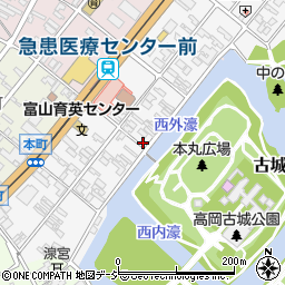 富山県高岡市本丸町6-12周辺の地図
