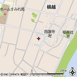 富山県富山市横越832周辺の地図