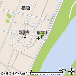 富山県富山市横越1周辺の地図