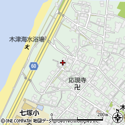 石川県かほく市木津ホ50周辺の地図