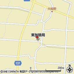 滑川市役所公民館　東加積・コミュニティセンター周辺の地図