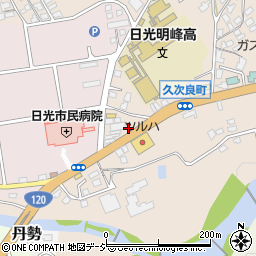 ホットフーズ日光店周辺の地図