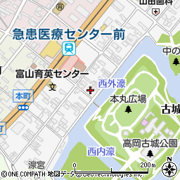 富山県高岡市本丸町6-11周辺の地図