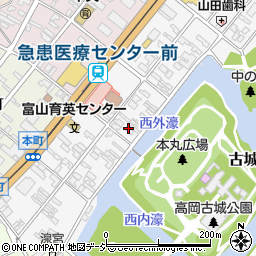 富山県高岡市本丸町6-10周辺の地図
