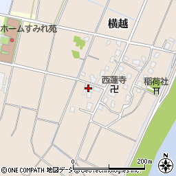 富山県富山市横越237周辺の地図
