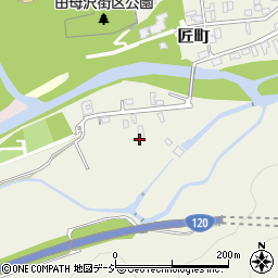 栃木県日光市匠町周辺の地図