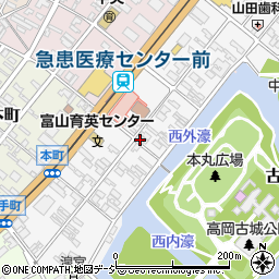 富山県高岡市本丸町6-16周辺の地図