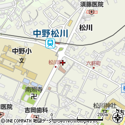 長野県中野市中野松川1853周辺の地図