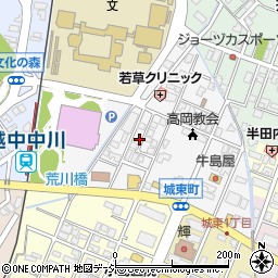 富山県高岡市中川園町10周辺の地図