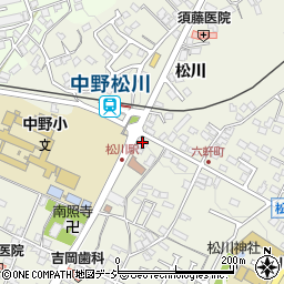 長野県中野市中野松川1853-3周辺の地図