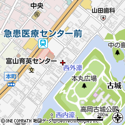 富山県高岡市本丸町6周辺の地図