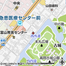 富山県高岡市本丸町6-5周辺の地図