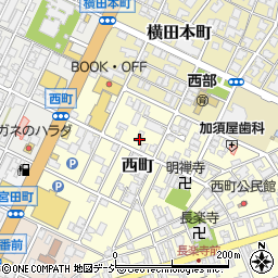 富山県高岡市西町3-4周辺の地図