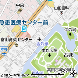 富山県高岡市本丸町6-4周辺の地図