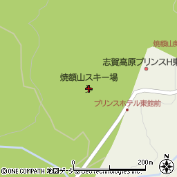 志賀高原焼額山スキー場周辺の地図