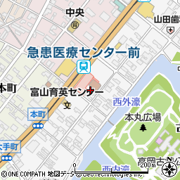 富山県高岡市本丸町周辺の地図