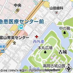 富山県高岡市本丸町6-3周辺の地図