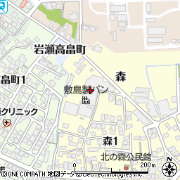 敷島製パン株式会社　富山営業所周辺の地図
