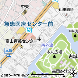 富山県高岡市本丸町6-23周辺の地図