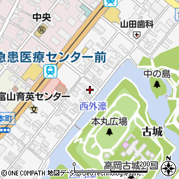 富山県高岡市本丸町6-2周辺の地図