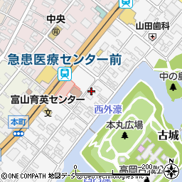 富山県高岡市本丸町6-24周辺の地図