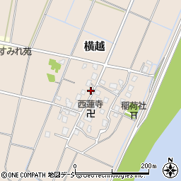 富山県富山市横越841-1周辺の地図