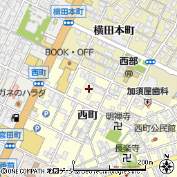 富山県高岡市西町3周辺の地図