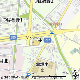 Ｖ・ｄｒｕｇ　富山つばめ野店周辺の地図