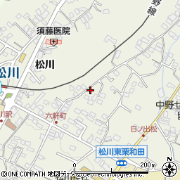 長野県中野市中野松川1512周辺の地図