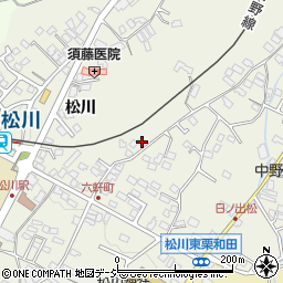長野県中野市中野松川1513周辺の地図