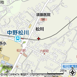長野県中野市中野松川1865周辺の地図