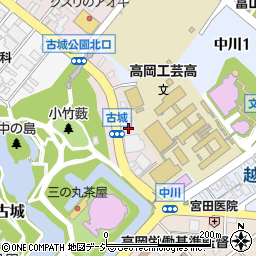 富山新聞高岡会館周辺の地図