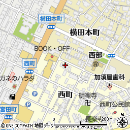 富山県高岡市西町3-16周辺の地図