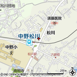長野県中野市中野松川1851周辺の地図
