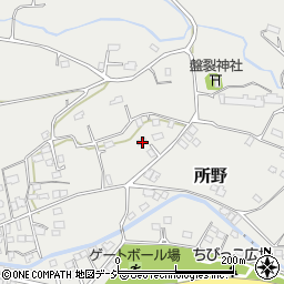 栃木県日光市所野1062-1周辺の地図