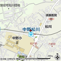 長野県中野市中野松川1843周辺の地図