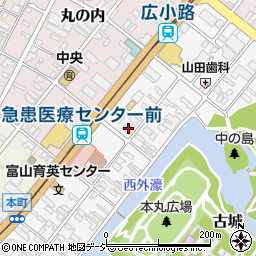 株式会社富山県人社周辺の地図