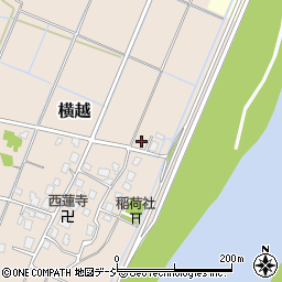 富山県富山市横越258周辺の地図