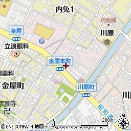 富山県高岡市金屋本町周辺の地図