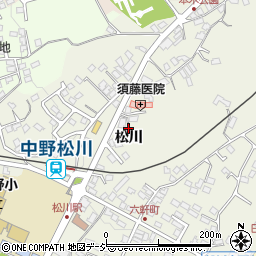 長野県中野市中野松川1848周辺の地図