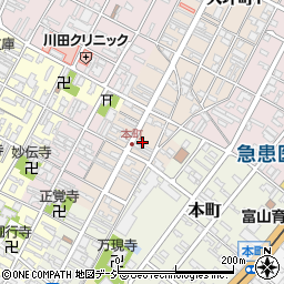 富山県高岡市平米町3周辺の地図